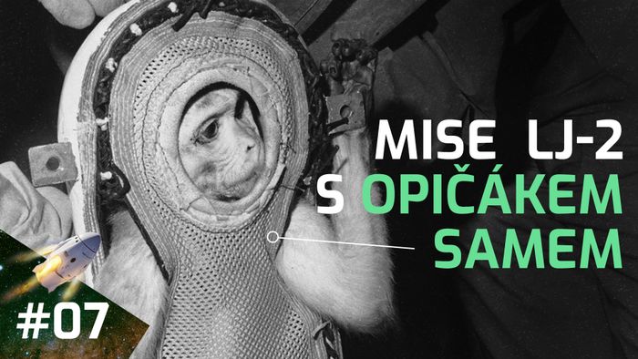 MISE  LJ-2 s OPIČÁKEM Samem